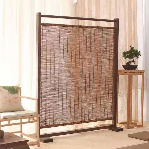 ECO Friendly Decoration Panels Privacy Carbonized Natural Reed wicker Fence Outdoor Garden Fencing