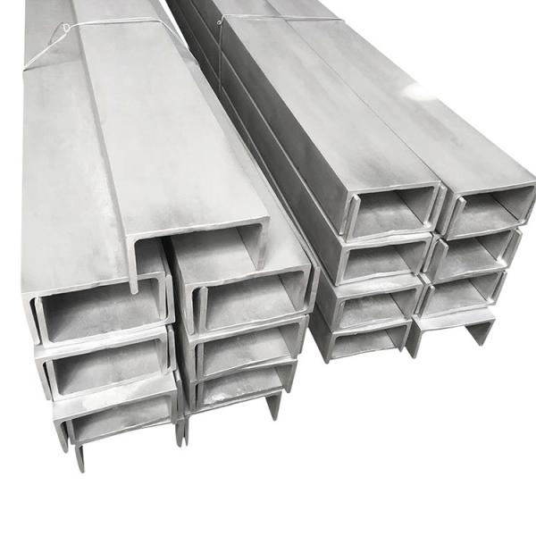 6m Length Vibration  Stainless Steel U Channel Customized Designed CR HR