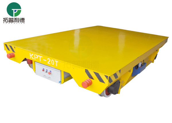 35 Ton Workpiece Transport Warehouse Customized Transfer Electric Rail Flat Trolley
