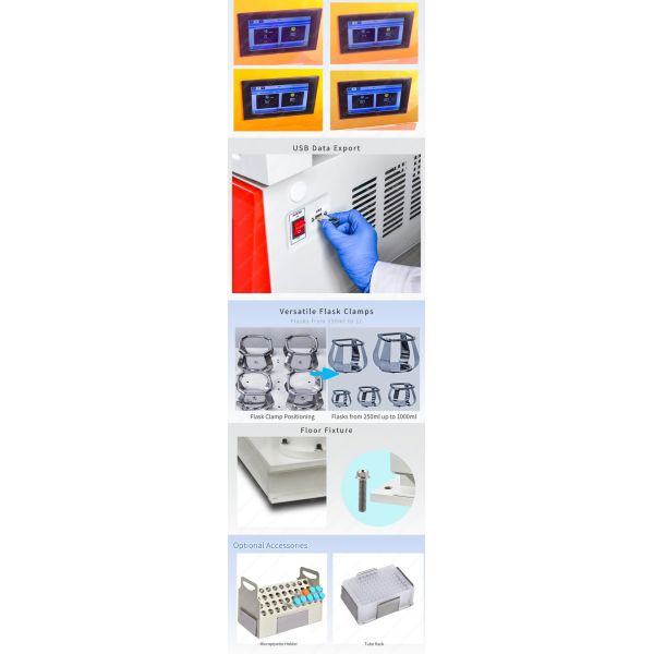 1000mlx112 Lab Orbital Shaker 2 Deck Floor Orbital Shaker For Incubator / Model DFS-903