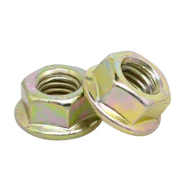 Metric Zinc Plated Flange Nut Durable and Long-Lasting for Industry