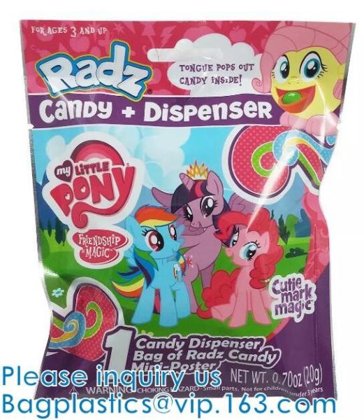 Candy Toy Gift Bags, Nontoxic, Moistureproof, Waterproof, side gusset bags, spout pouches, flat bags