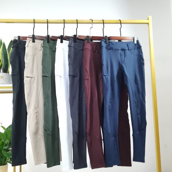 Красные быстросохнущие бриджи для верховой езды 4 Seasons Professional для конного спорта