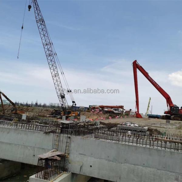 Excavator Long Reach Arm Hitachi 1200 Excavator Extension Digger Boom Stick Q355B Material 35 Meters