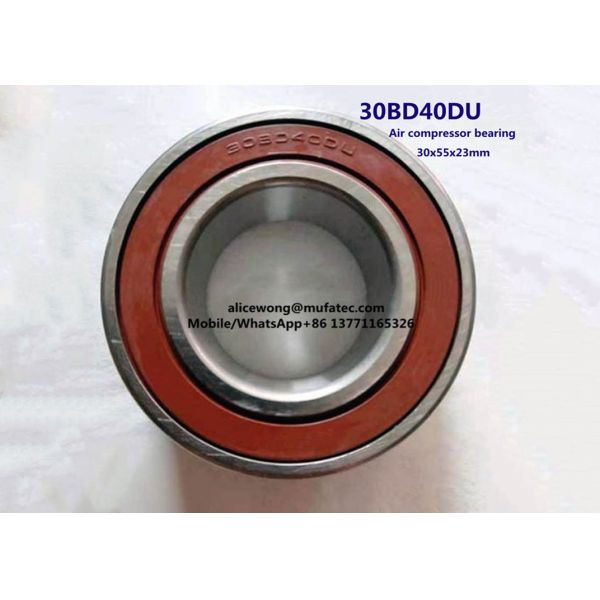 30BD40DU compresor de aire automático con rodamiento de bola de contacto angular de doble fila con rodamiento de 30*55*23mm