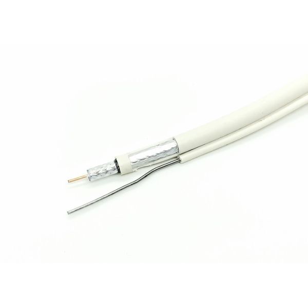 RG6-M câble autosuffisant de 75 ohms, câble coaxial de liaison de CATV 75 ohms