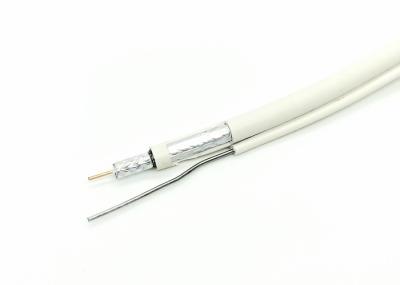 RG6-M autossuficiente cabo de 75 ohms, cabo coaxial de CATV 75 ohms com o mensageiro de aço galvanizado