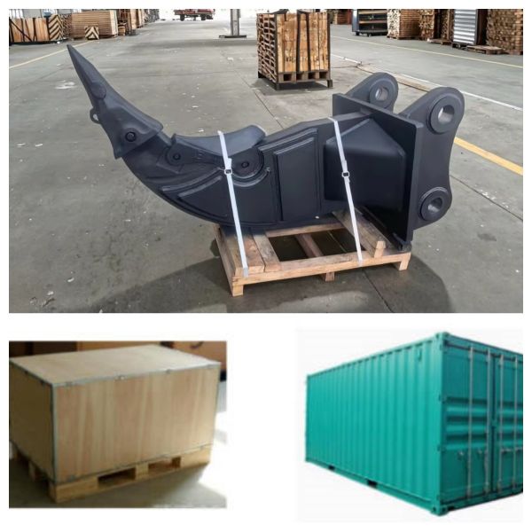 Ripper d'excavatrice pour engins de chantier avec arbre pour sol gelé brisé et sol dur