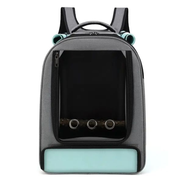 Lightweight Bird Parrot Pet Carrier Bag Cage Outdoor Mesh Large Foldable Travel Backpack