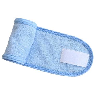 Bandeau fait sur commande de Terry Cloth Spa Velcro Makeup pour le voyage
