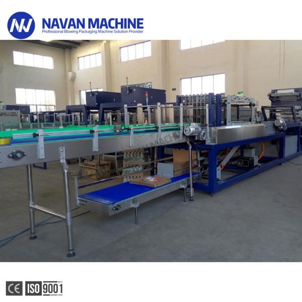 Full Automatic Half-Tray Cans Bottles Film Heat Tunnel Shrink Wrapping Packing Machine