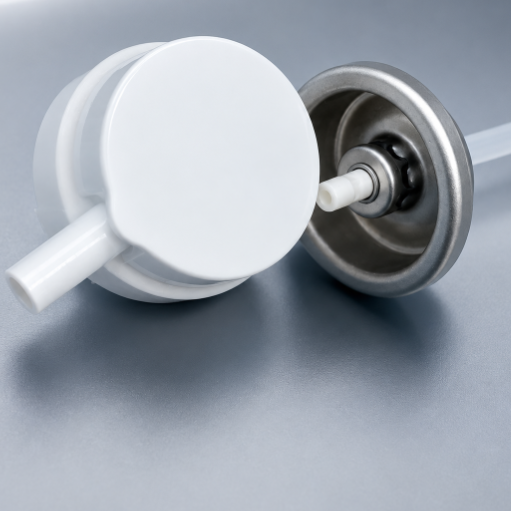 Precision One Inch High-Pressure Stream Tinplate Aerosol Valve for Carburetor Cleaner Applications