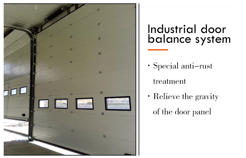 Lift Sliding Insulated Sectional Doors Sectional Warehouse Roll Up Aluminum