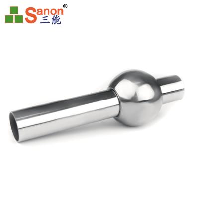 A bola oca de aço inoxidável SS da porta furou a bola redonda pequena contínua 38.1mm de furo