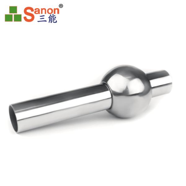 A bola oca de aço inoxidável SS da porta furou a bola redonda pequena contínua 38.1mm de furo