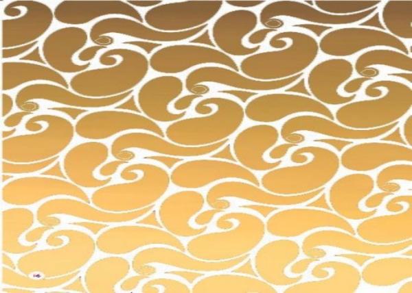 Patterned 321 Stainless Steel Decorative Sheet Colored 1000x2000mm