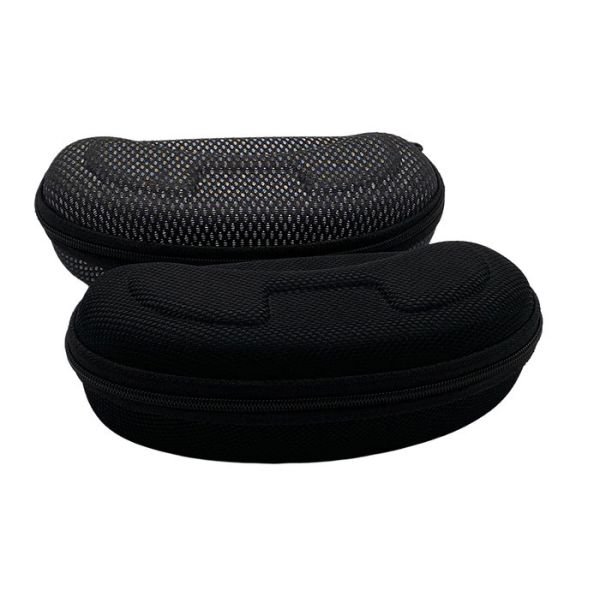 Shell EVA Glasses Case dure portative, tissu d'Oxford Zippered la caisse en