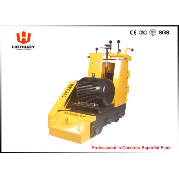 Durable Concrete Planer Machine , Cement Planer With Scarifier Drum / TCT Cutters