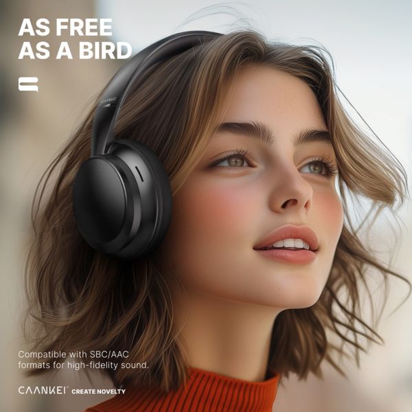 Sweatproof True Wireless Stereo Earphones Over Ear Headphones Noise Cancelling