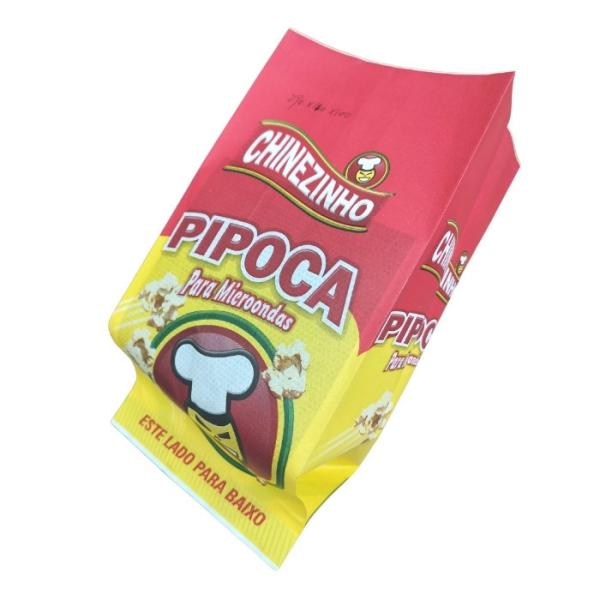 Red DIY Microwave Popcorn Bags Food Grade  Greaseproof Paper 95 Microns