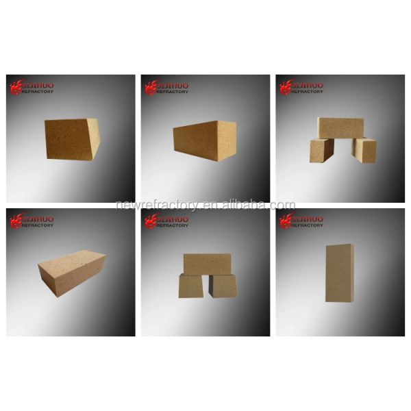 0.34% CaO and 15% SiC Content Anti Alkali Bricks for Refractory Lining Applications