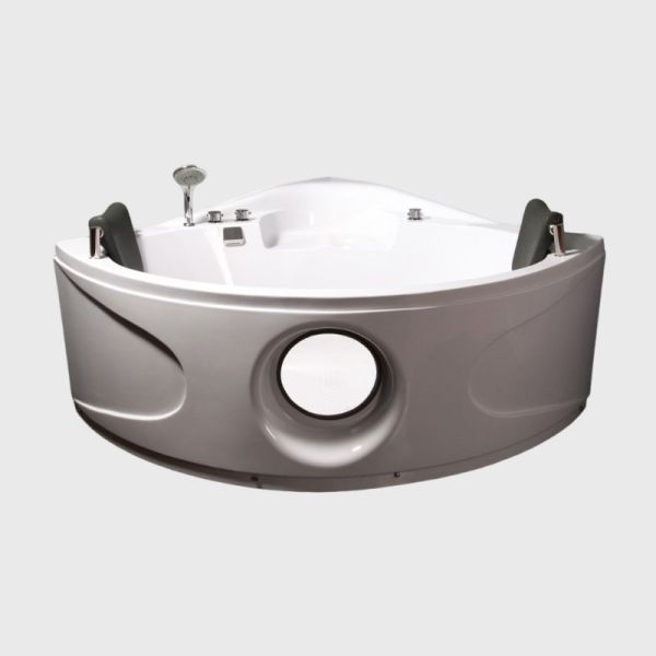 Fibra de vidrio libre de alcalinos bañera independiente personalizada bañera de hidromasaje con burbujas de aire