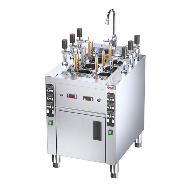 1 резервуар 4 корзины Электрическая макаронная плитка для быстрой приготовления пищи в коммерческих кухнях