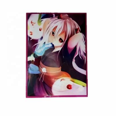 Outro presente artesanal de venda personalizada Manga de cartão de plástico transparente com design especial único