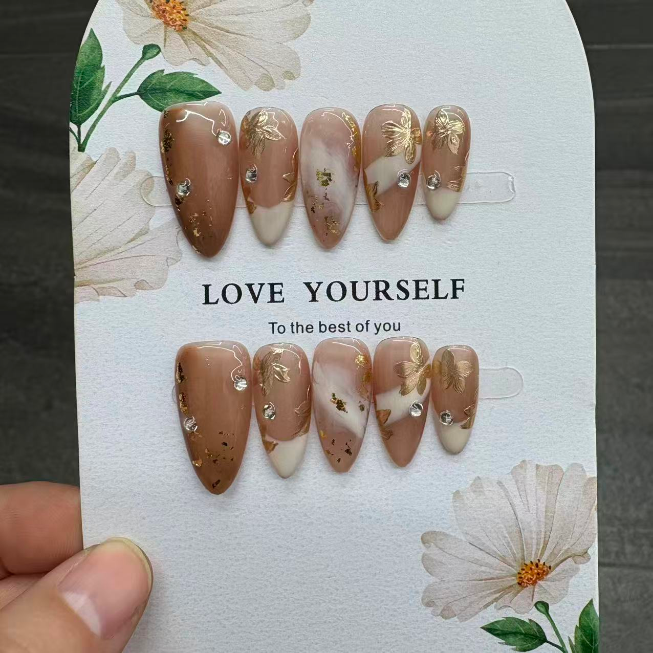 Trendy Style High Quality Handmade Press On Nails Long Lasting Wear