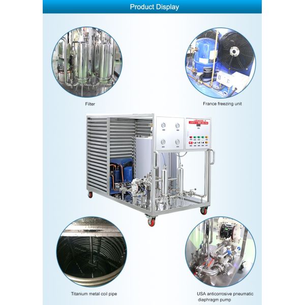 Factory perfume making machine, perfume freezing filter;Perfume Blending Tank/Perfume Chilling System/making machine