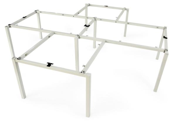 4 seater partition 50mm tubular metal table frame ,#210
