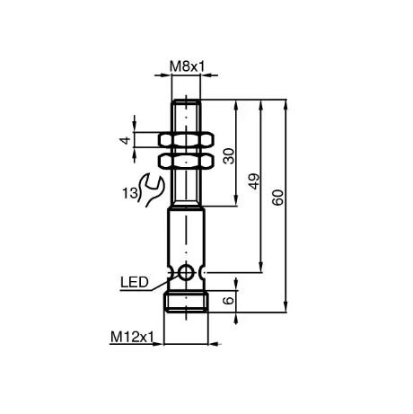 NBB1.5-8GM30-E2-C-V1 Inductive Sensor Pepperl+Fuchs M30 24V DC IP67 1.5mm 3-Wire Semiconductor Manufacturing