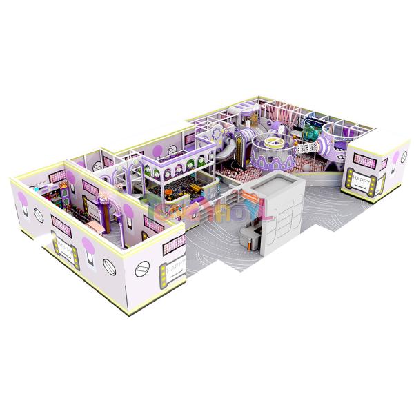190 Squares Purple Wonderful Children Immersed Ocean Ball Indoor Playground