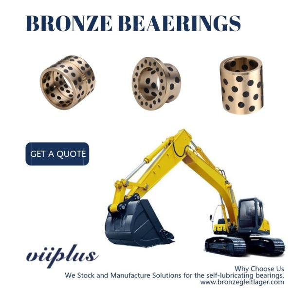 Cast Bronze Sleeve Bushing Replacement Aluminum Bronze Self Lube Bearings