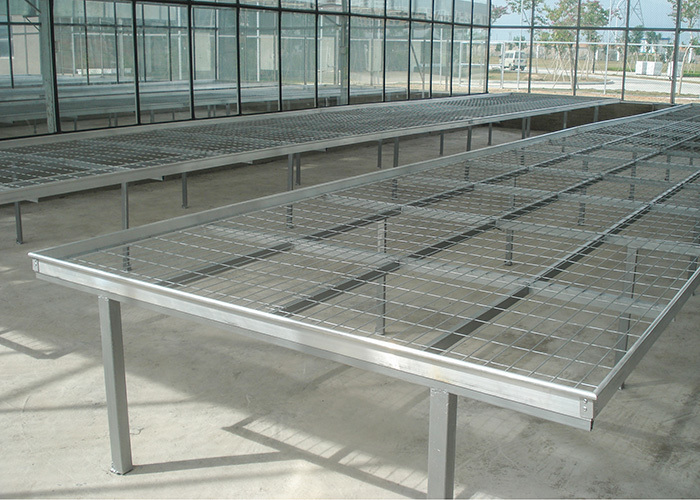 Commercial Greenhouse Bench System | Custom Rolling & Stationary Benches