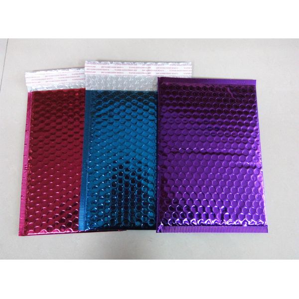Insulated aluminum foil bag antiglare metallic bubble mailer