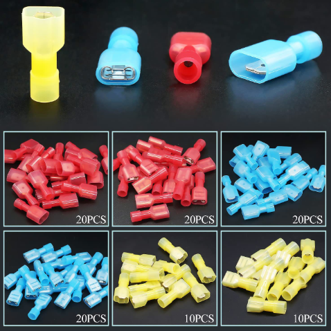 Flameretardant Heat Shrink Connector Wiregaugerange 22-10 AWG Electrical Wire Splicing Termination Providing Insulation Protection