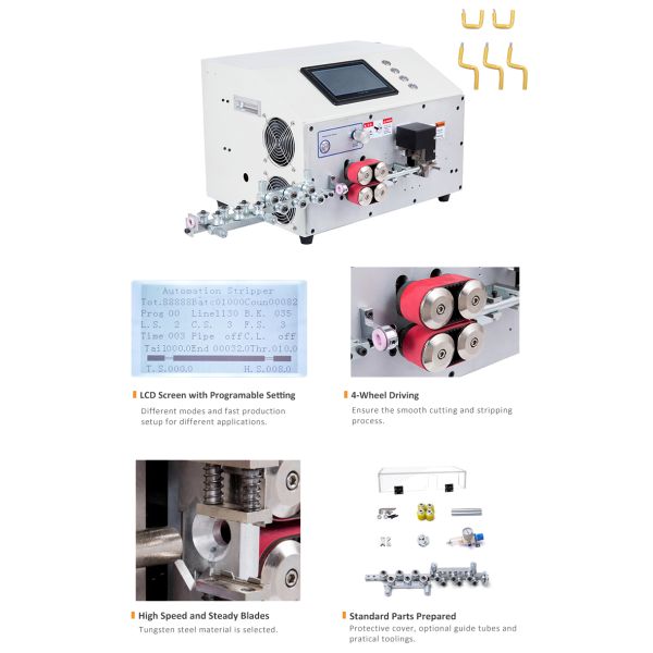 быстрый ход гибочной машины CX-08D прокладки вырезывания кабельной проводки 11mm