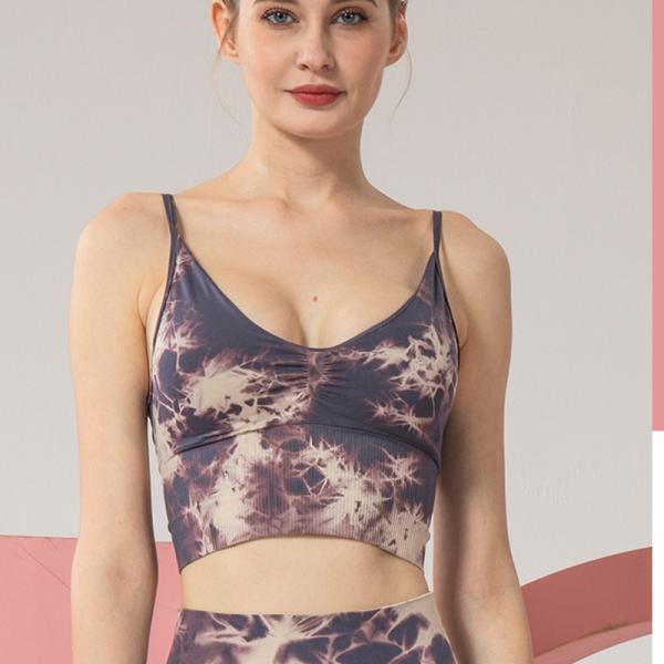 Padded Longline Sports Bra For Large Bust Sustainable Breathable AntiShrink
