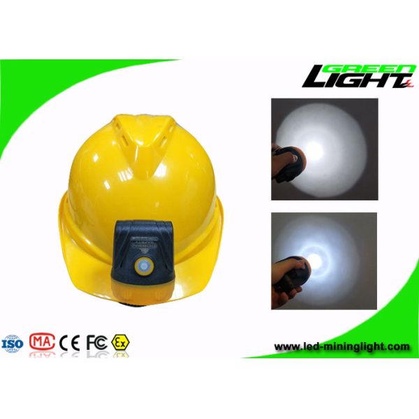 10000lux LED Mining Headlamp Explosive Resistant 18650 Rechargeable Li - Ion Battery