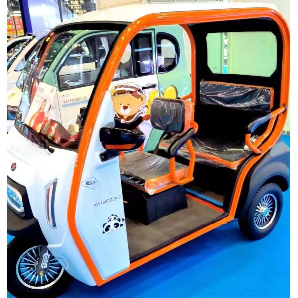 48V Voltage and 10-15° Grade Ability Hot Mini Electric Tricycle for Elderly Passenger