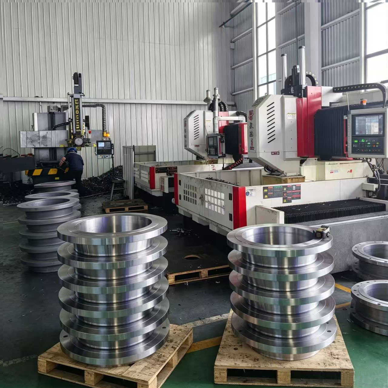 P245GH Material EN1092-1 Type 05 Blind Flange with Integral Forging and CNC Precision Machining