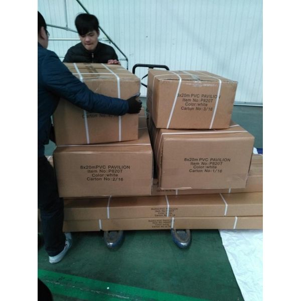 8 × 20m Rustproof Outdoor Party Tents Wind Resistant With Plastic Windows