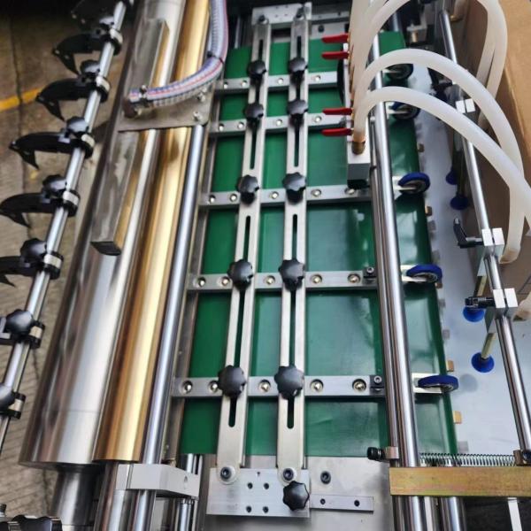 Speed Paper Sheet Auto Feeding Box Gluing Machine For Cigarette Box Jeweler Box