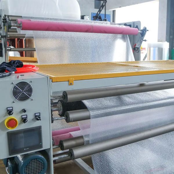 Kraft paper aluminized film 2-7 layers LDPE packaging bubble film rapid air cushion film extruder