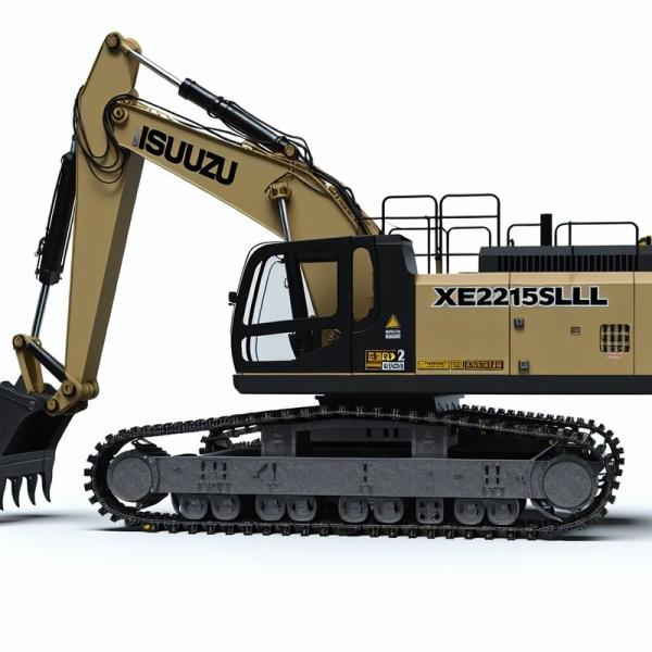 Excavateur amphibie XE215SLL moteur ISUZU 128,5 kW Euro 2 15M Boom