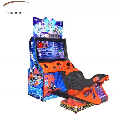 Indoor Arcade Motorbike Simulator Snocross Racing Games 400w 150kg