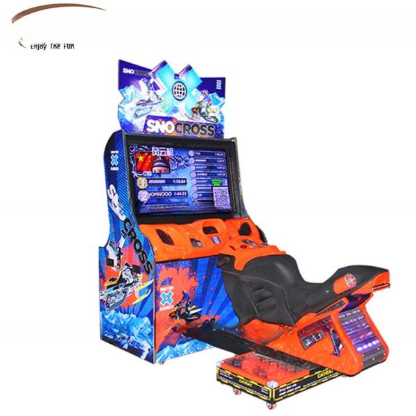 Indoor Arcade Motorbike Simulator Snocross Racing Games 400w 150kg