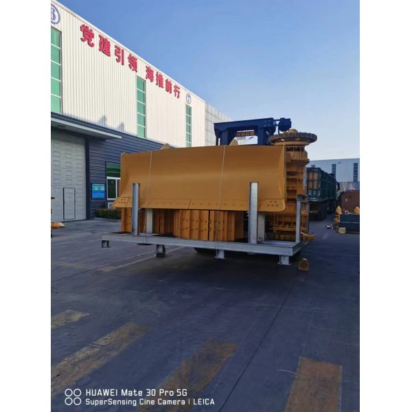 Topadora hidráulica china HAITUI HD32 de 320 HP con hoja recta inclinable