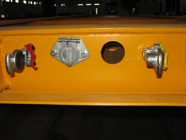 Стойкость каркасного трейлера 40 футов 3 цапф высокая для перехода контейнера